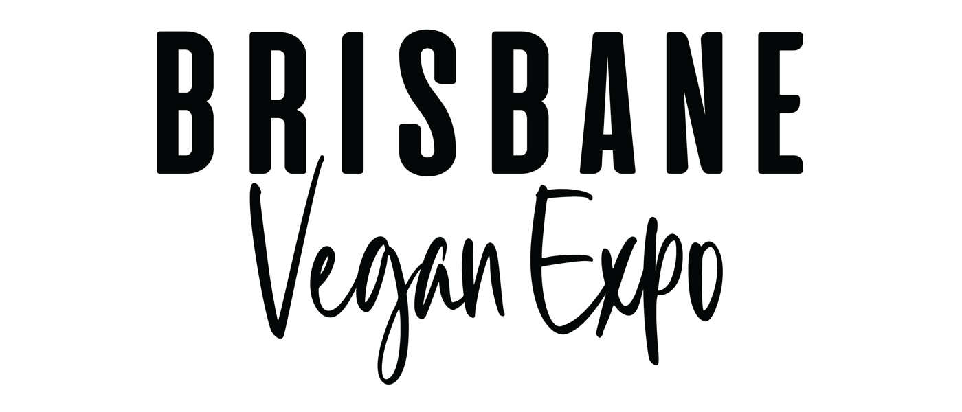 Brisbane Vegan Expo 2023 Logo MONO Background